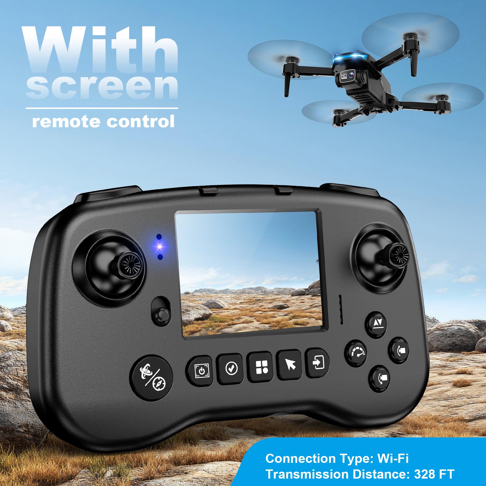 Foldable PK01 drone design for portable takeoff and storage.