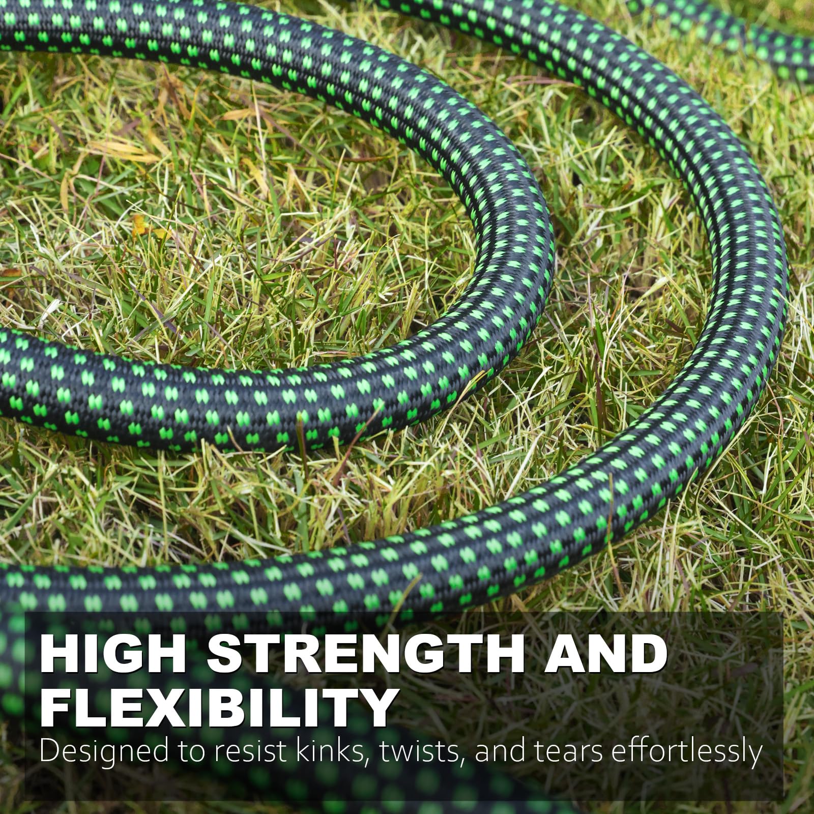 Relxitl garden hose upgraded connectors with aluminum fittings ensure leak-proof connections
