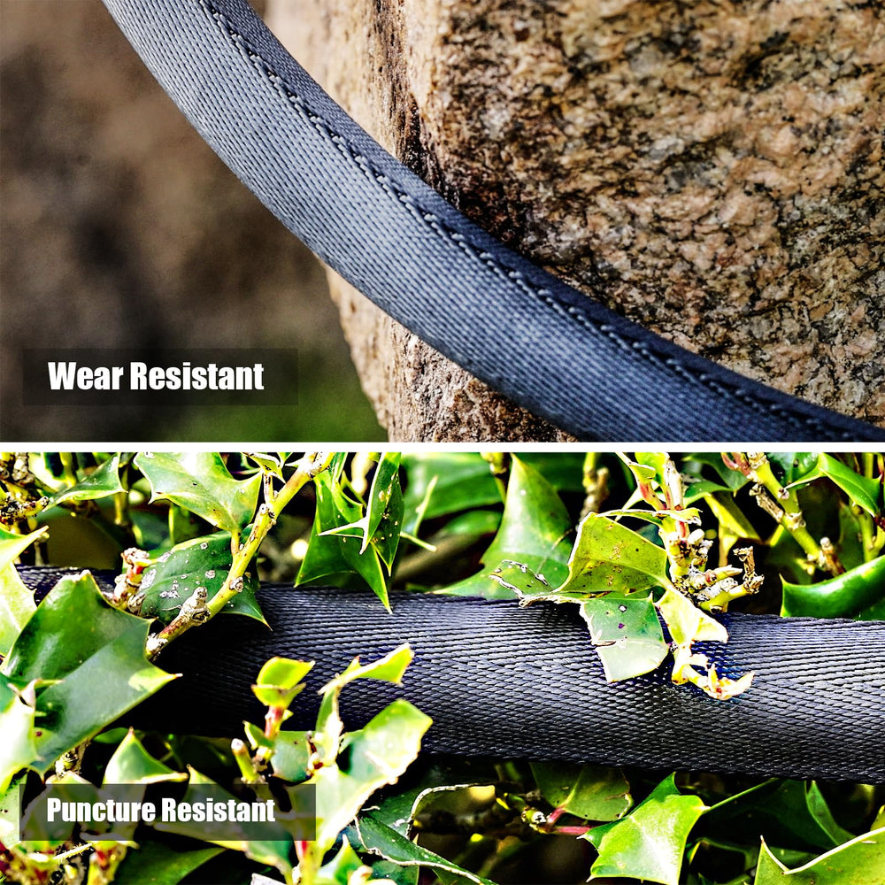 Relxitl lightweight hose weighs under 8 pounds for easy maneuvering.