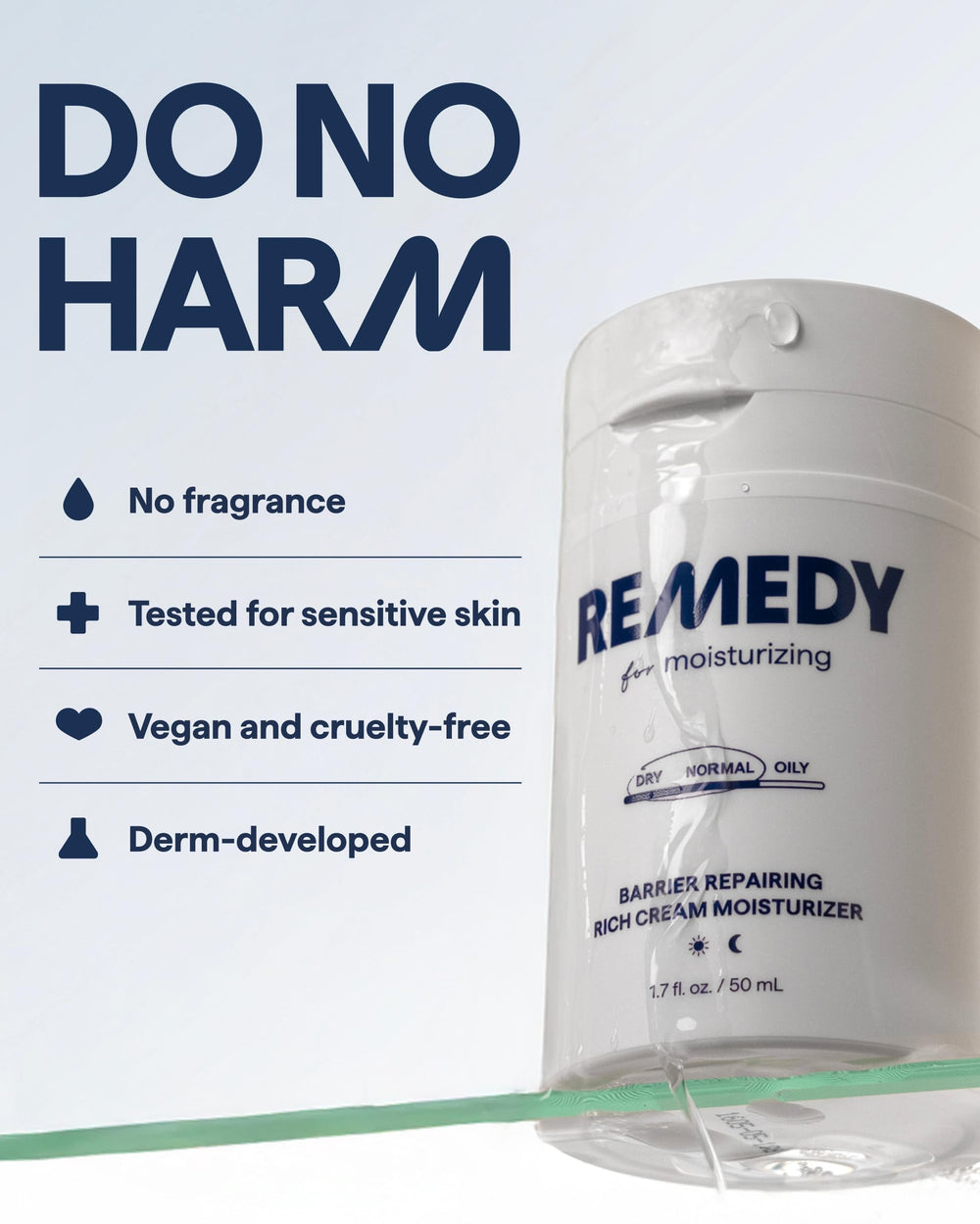 Remedy Science dermatologist-created branding featuring Dr. Shah.