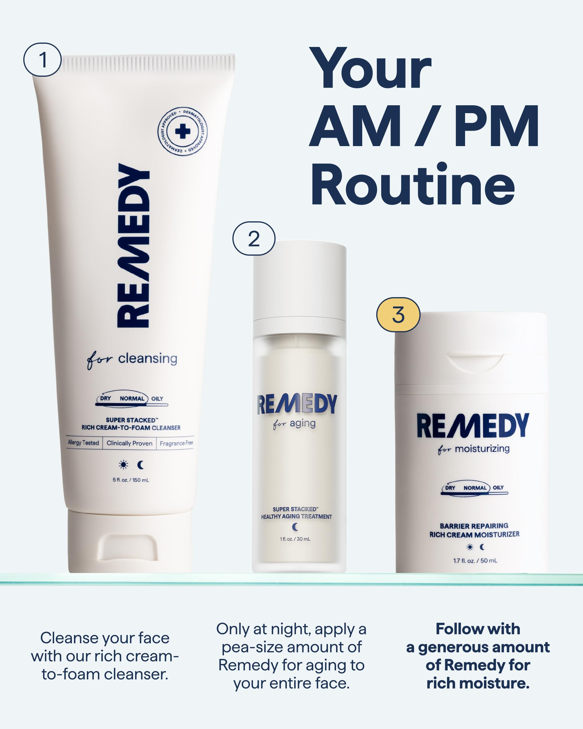 Remedy Science night-time application in softly lit scene.