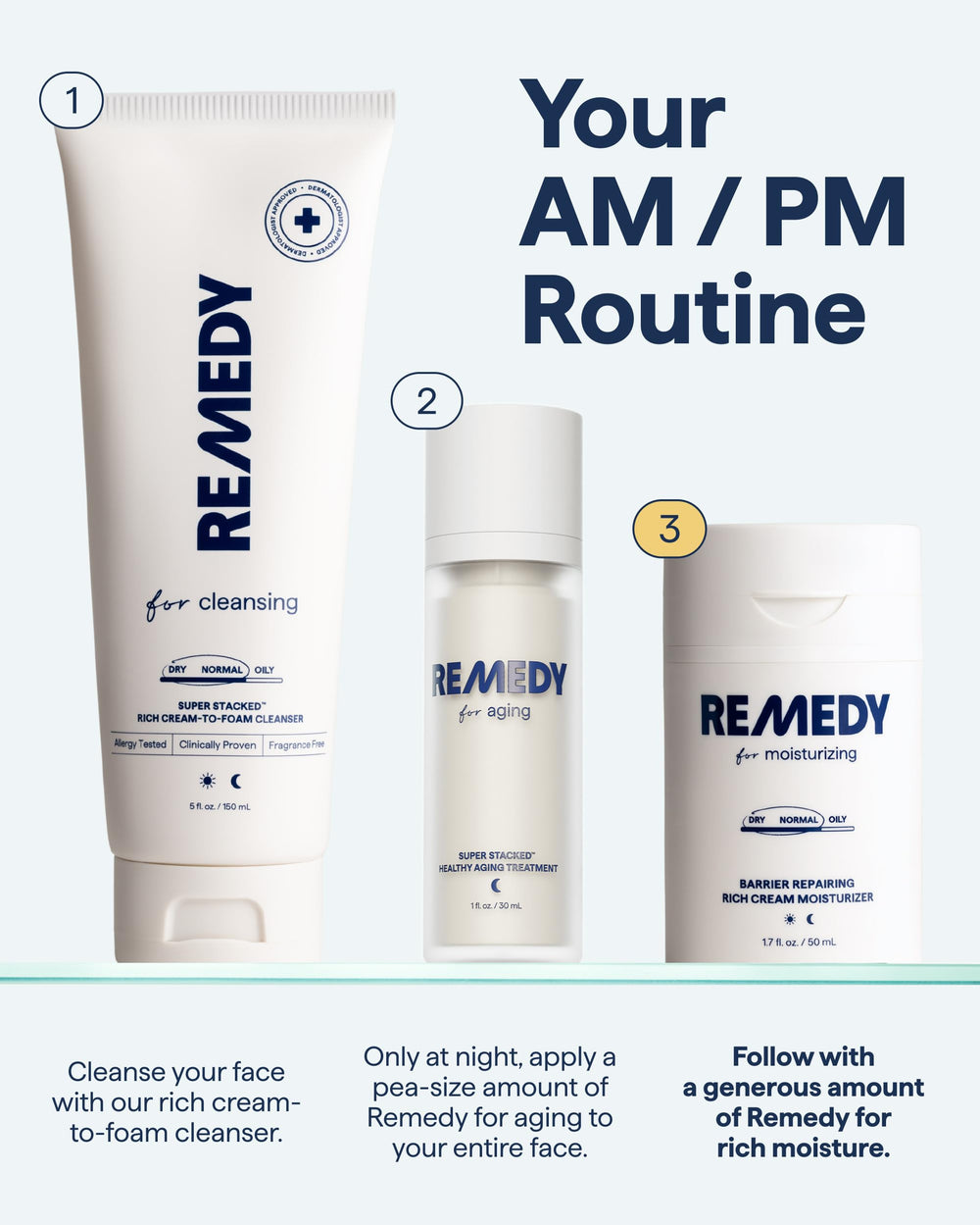 Remedy Science night-time application in softly lit scene.