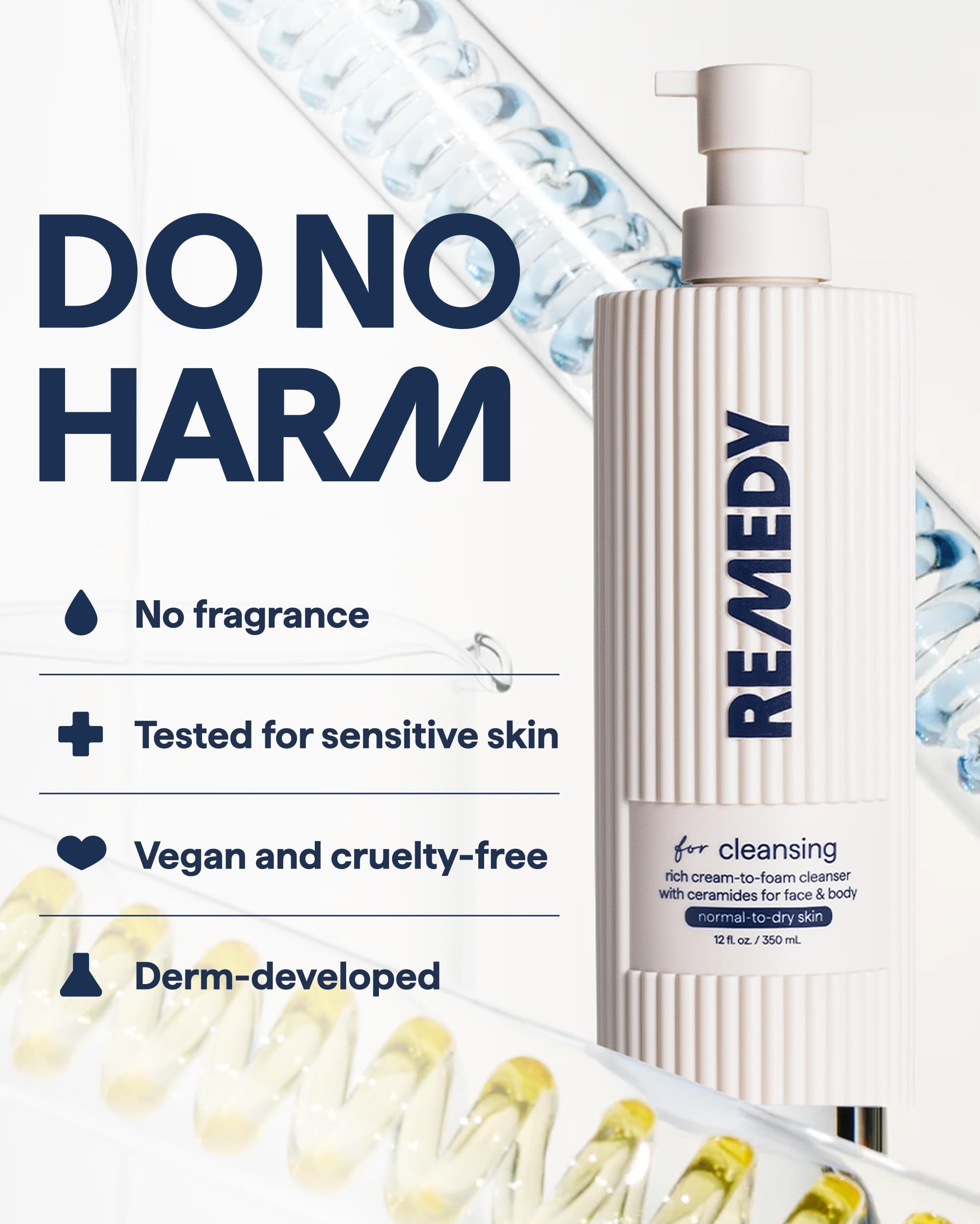 Remedy Science Vegan cruelty-free logo on carton.
