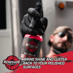 Renegade EZ Red safe for stainless steel and diamond plate