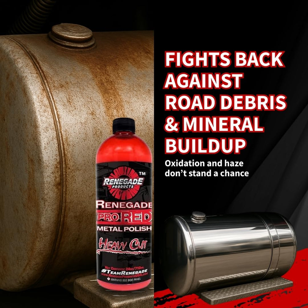 Renegade Pro Red enhances aluminum surfaces with bright, clean metal
