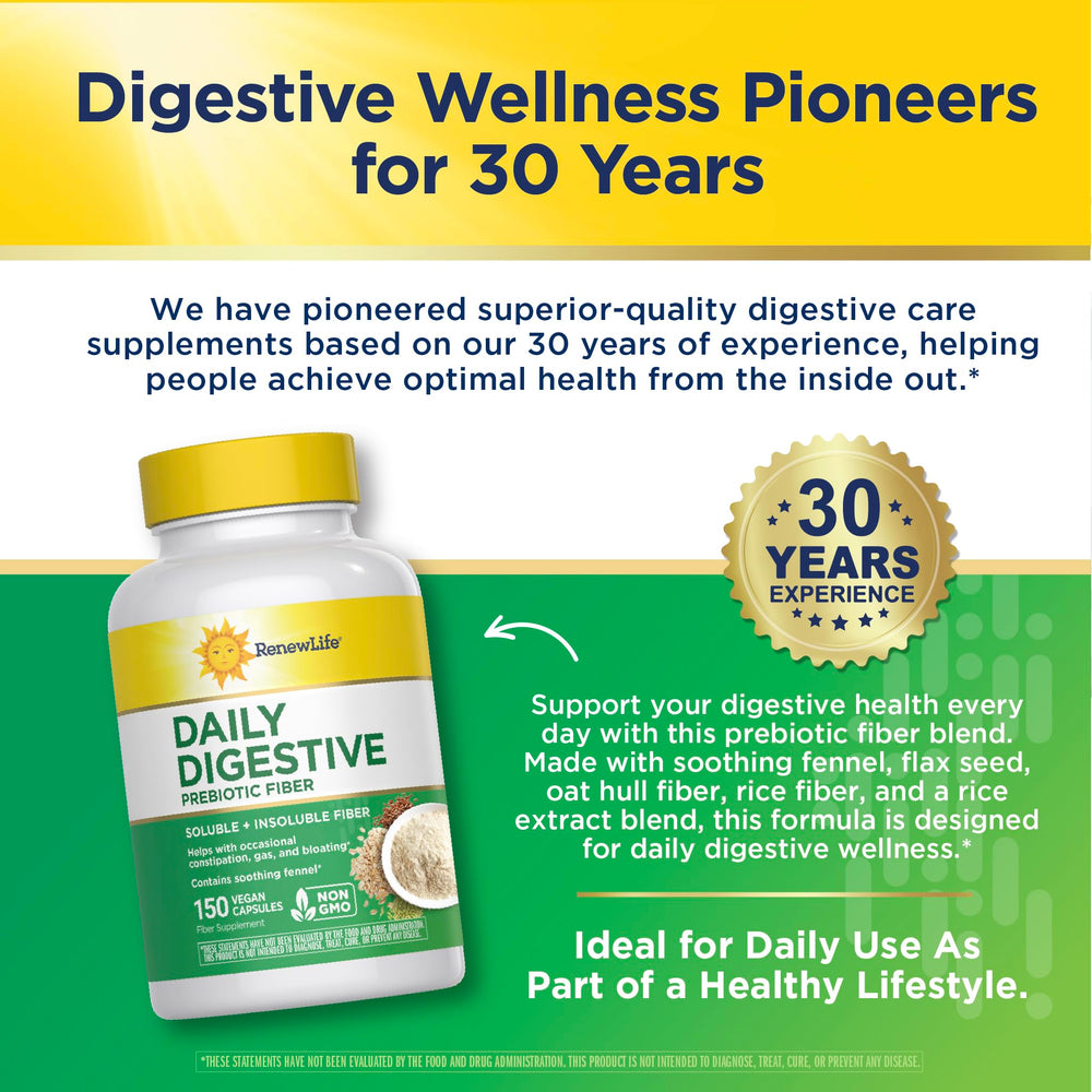 Renew Life on-store shelf image displays the digestive wellness line.