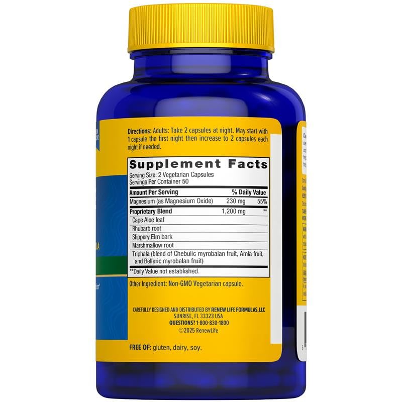 Renew Life Cleanse More capsules close-up suggesting natural herbal formula