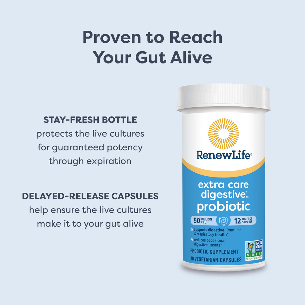 Renew Life gluten-free dairy-free soy-free label indicates broad dietary compatibility
