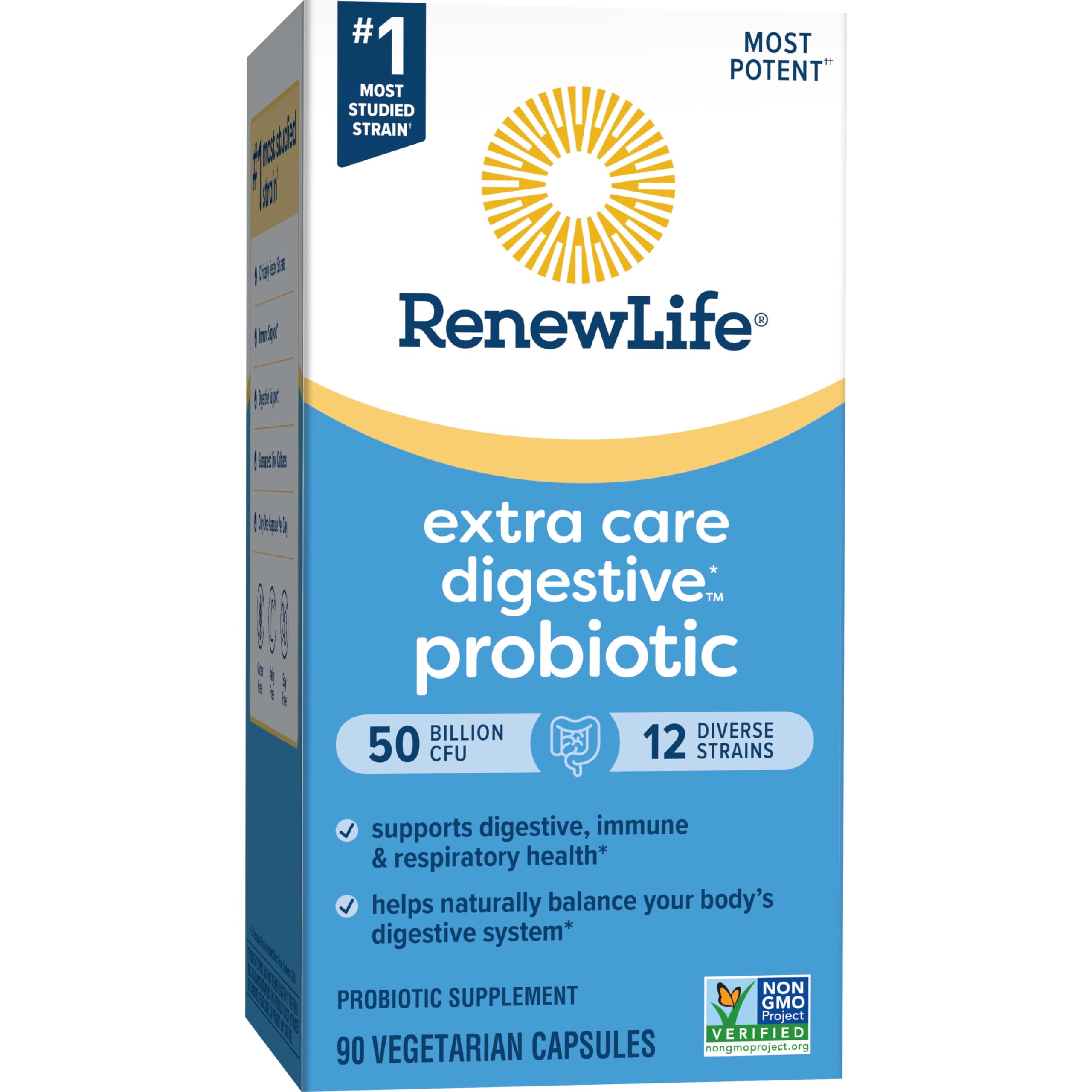 Renew Life stay-fresh bottle cap protects potency and longevity