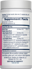 Renew Life Women’s Probiotic capsules closeup intended for daily digestive and vaginal balance.
