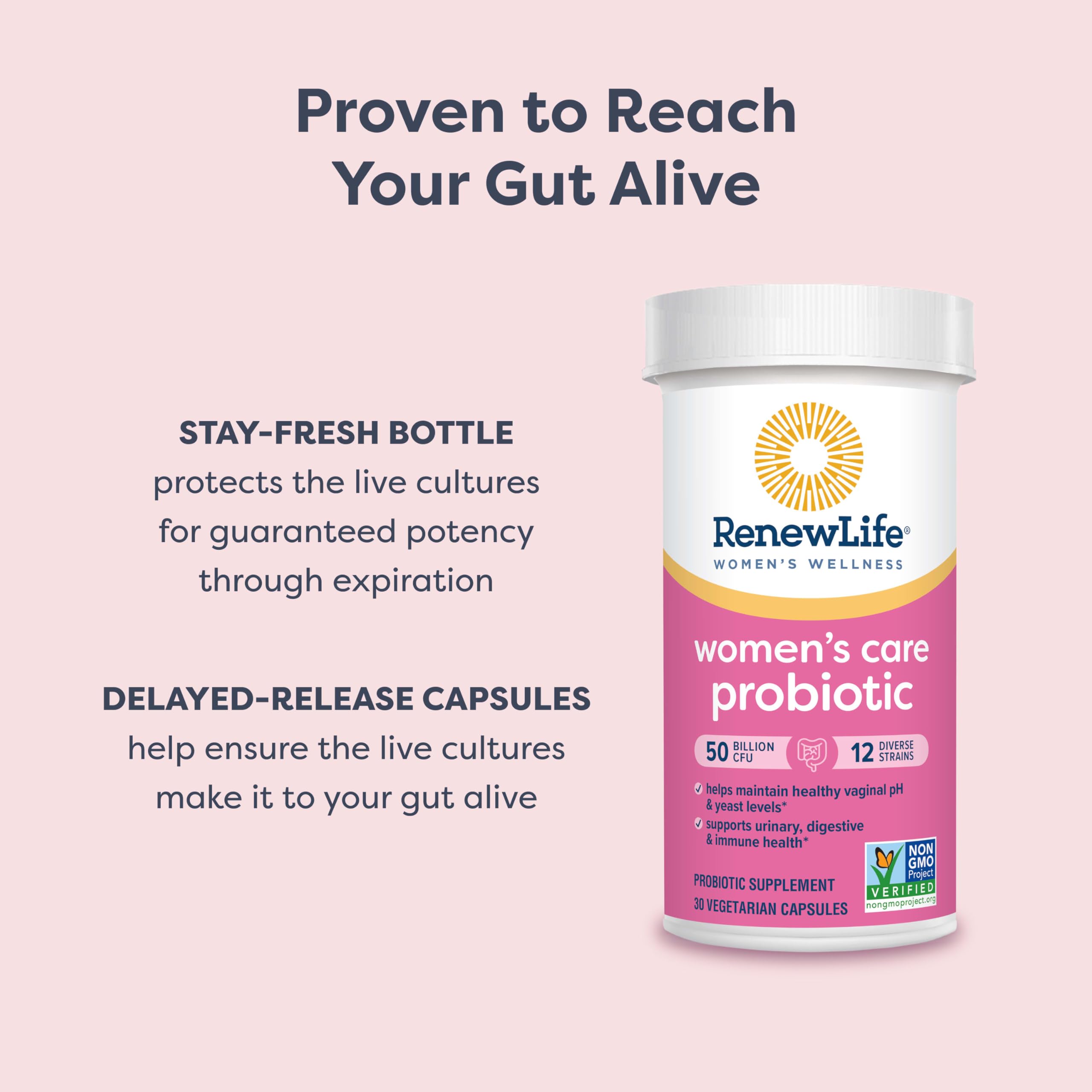 Delayed-release capsules protect probiotics through stomach acid for gut reaching support