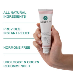 Renew-V product application scene suggests easy, non-sticky use