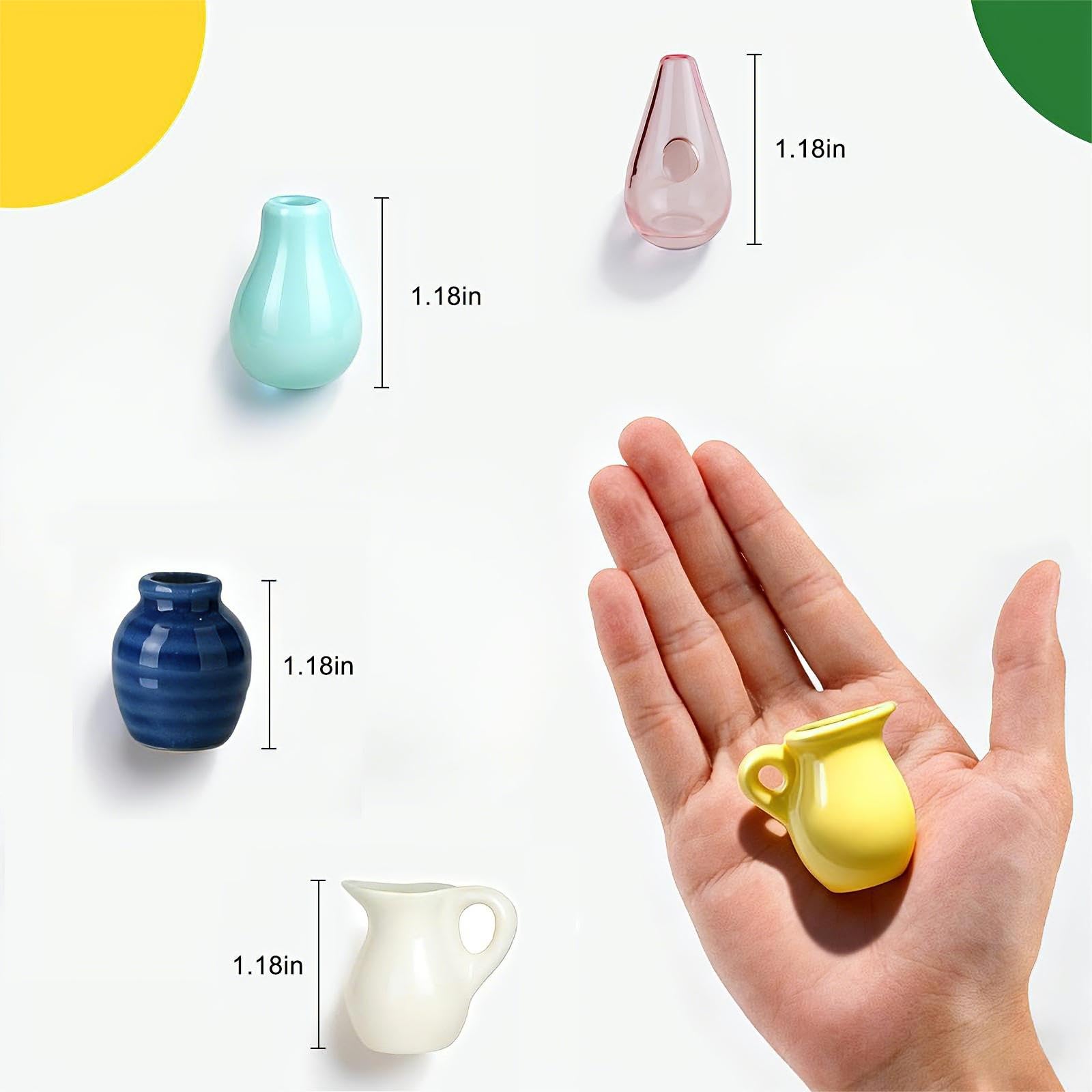 Renmxj vase magnet displays tiny flowers on whiteboards or fridges