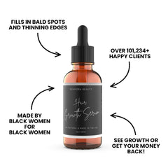 Rennora Beauty applying serum on scalp for targeted nourishment.