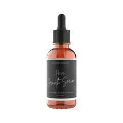 Rennora Beauty Hair Growth Serum bottle showcasing the organic formula for scalp nourishment.
