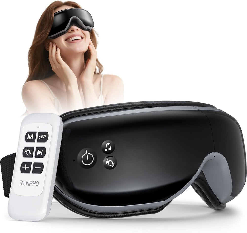 RENPHO Eye Massager with Heat pads for soothing eye relaxation