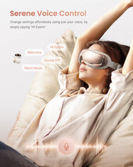 RENPHO Eyeris 3 Rosé Bluetooth connectivity enables music during sessions