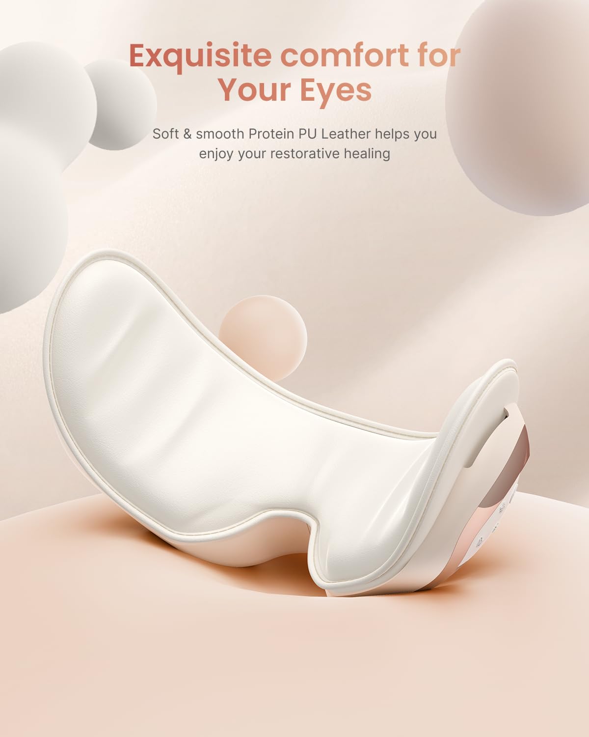 RENPHO Eyeris 3 Rosé removable cooling gel mask targets puffiness