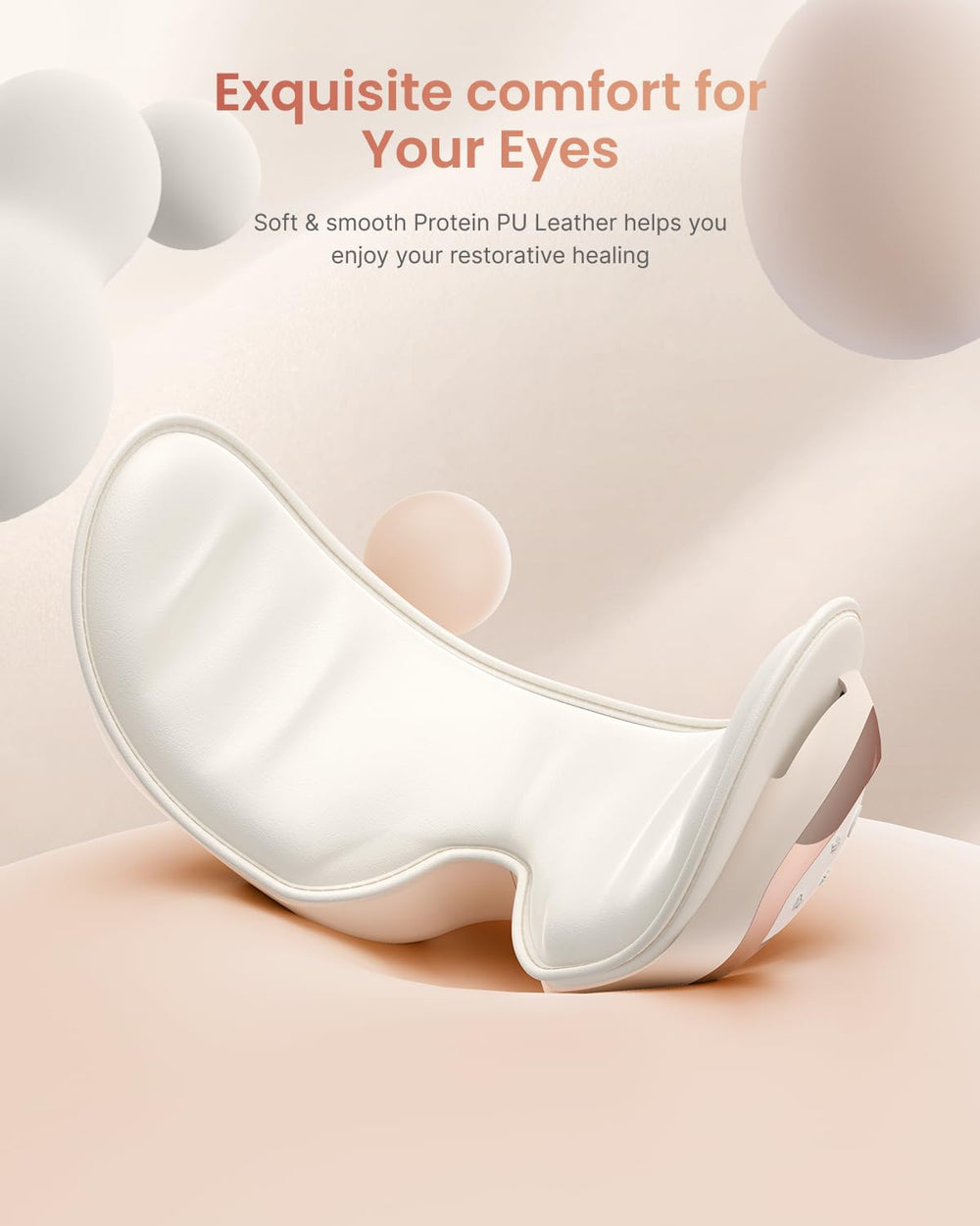 RENPHO Eyeris 3 Rosé removable cooling gel mask targets puffiness