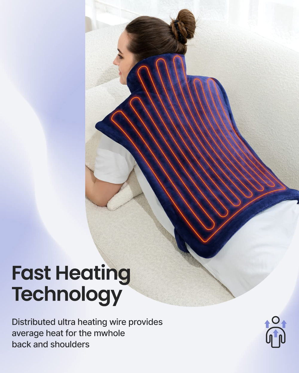 RENPHO gift-ready heating pad ideal for Mother’s Day, birthdays, or wellness gifts