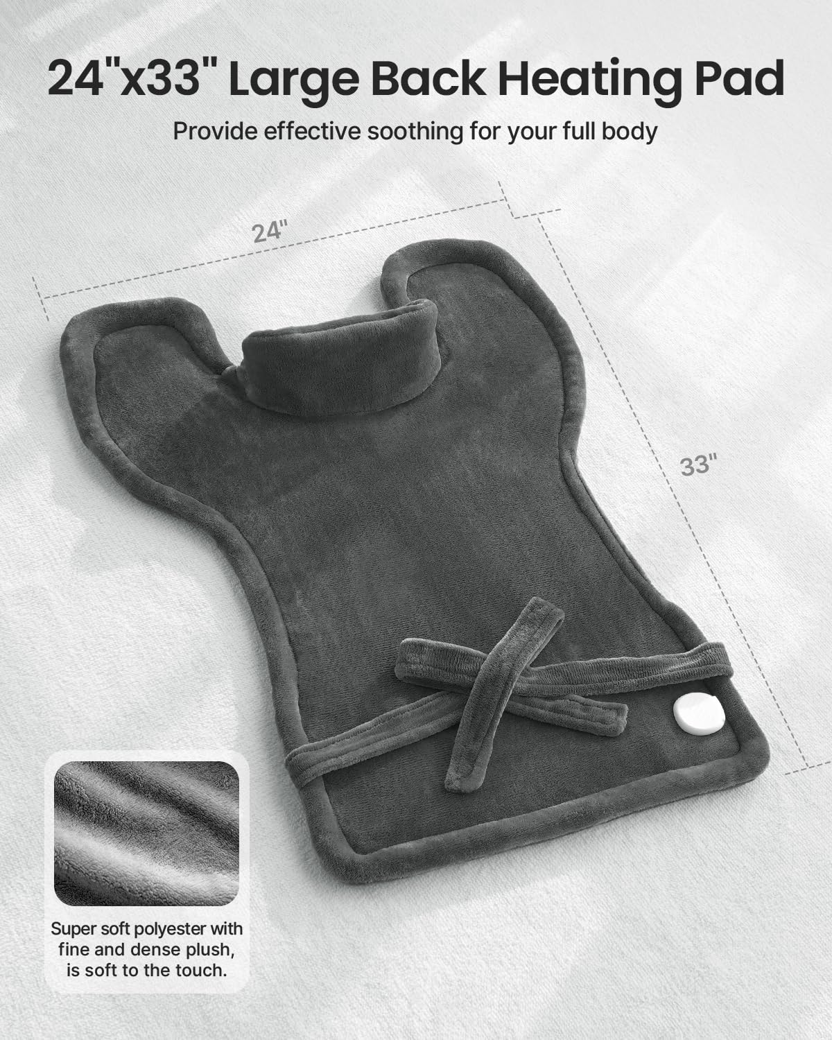 RENPHO seven-foot cord allows comfortable movement during long use sessions.