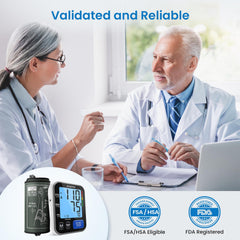 RENPHO cuff extended on large arms for accurate at-home readings
