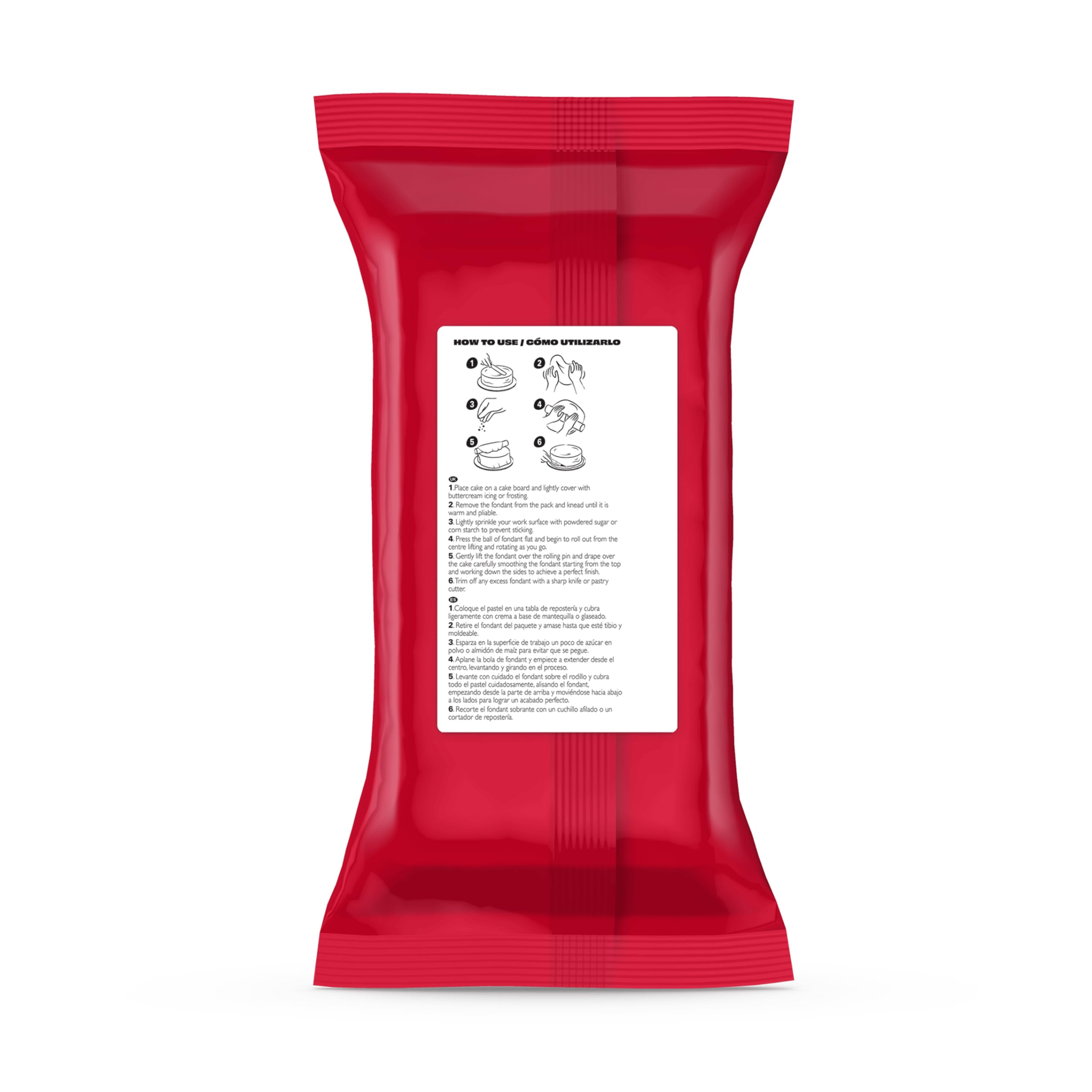 Renshaw soft pliable fondant remains easy to handle at room temperature