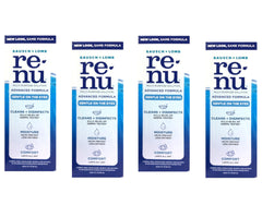 Renu Fresh bottle demonstrates excellent cleaning for lenses.