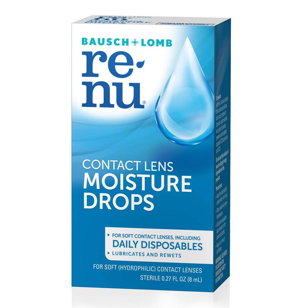Renu packaging shows clear usage directions for safe rewetting.