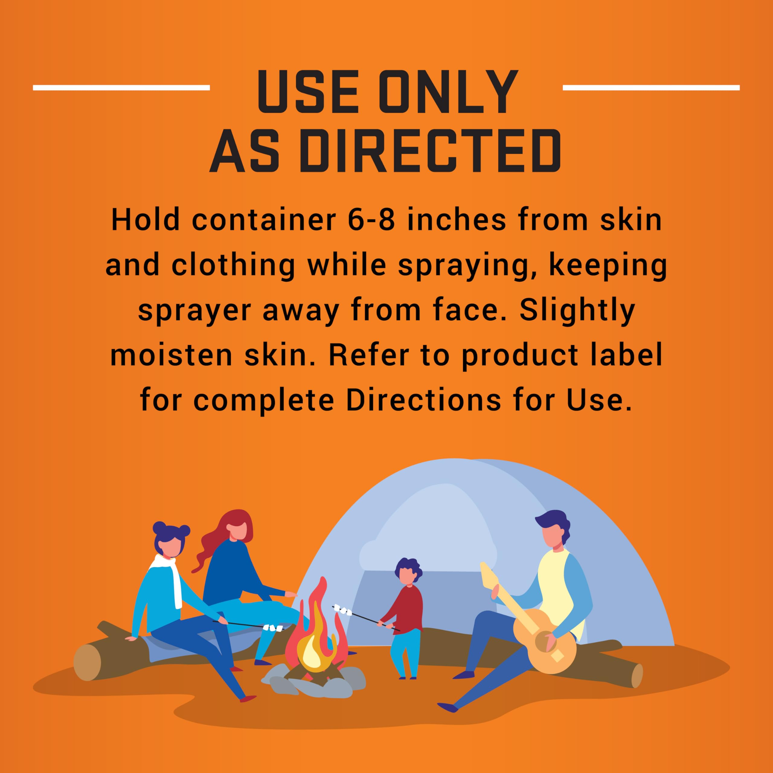 Repel Sportsmen Max 40% DEET spray action for easy, quick application.