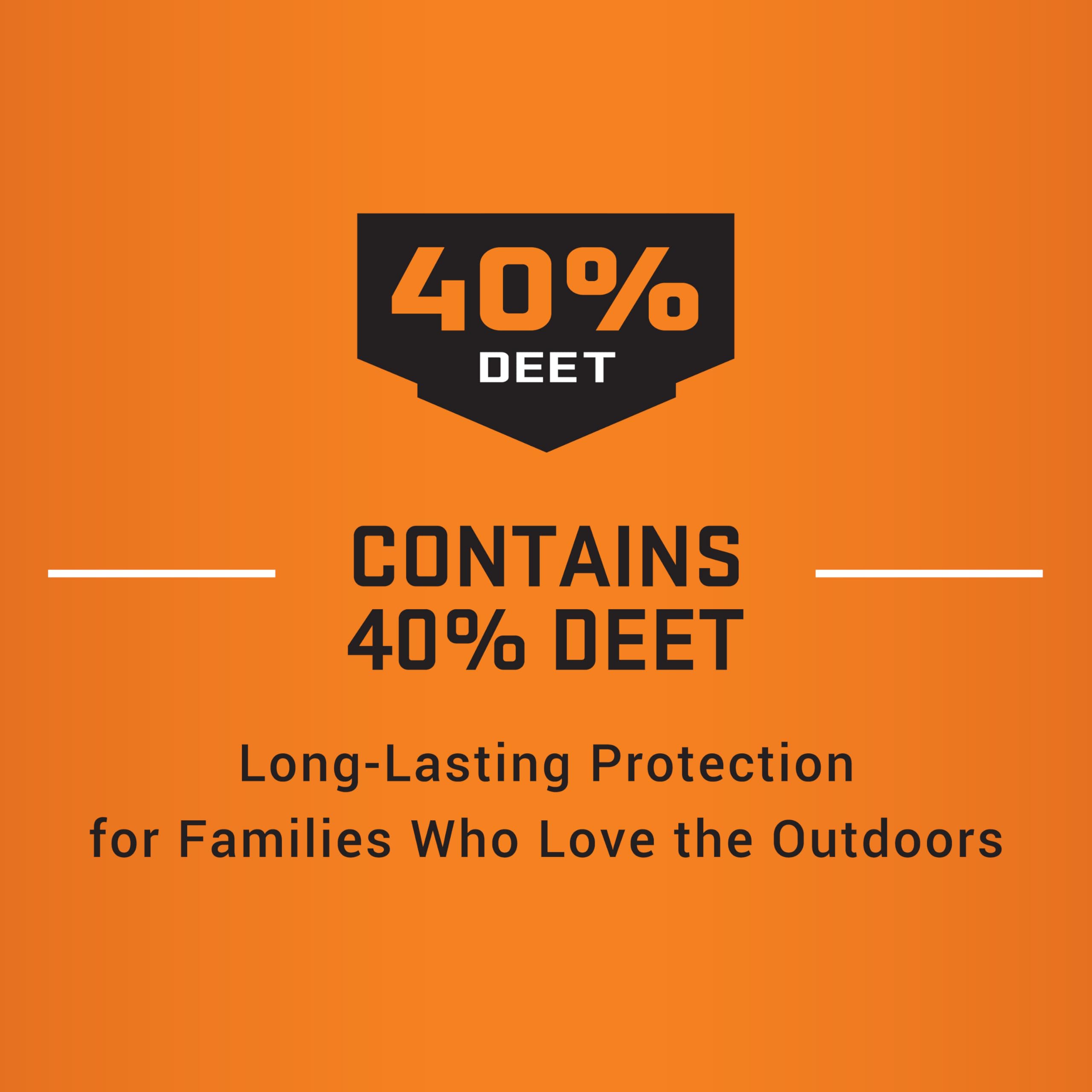 Repel Sportsmen Max repels mosquitoes and ticks on a hiking trail