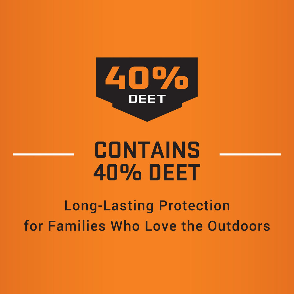 Repel Sportsmen Max repels mosquitoes and ticks on a hiking trail