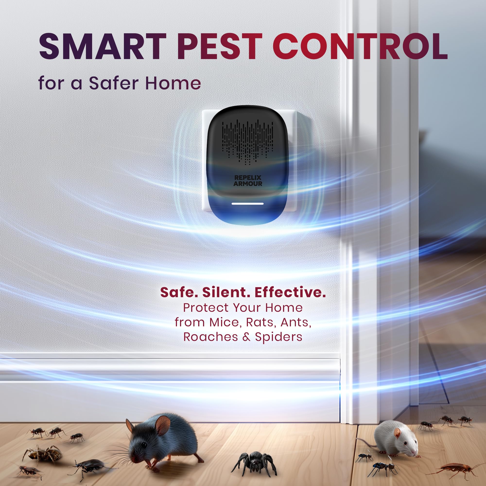 REPELIX ARMOUR two-pack keeps homes pest-free and ready.