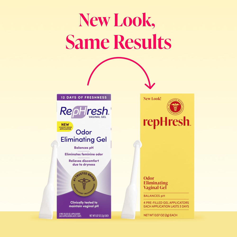 RepHresh Odor Eliminating Gel applicator 2 demonstrates discreet personal hygiene on the go.
