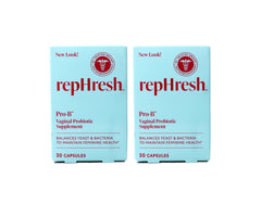 RepHresh Pro-B bottle front for daily feminine wellness support.