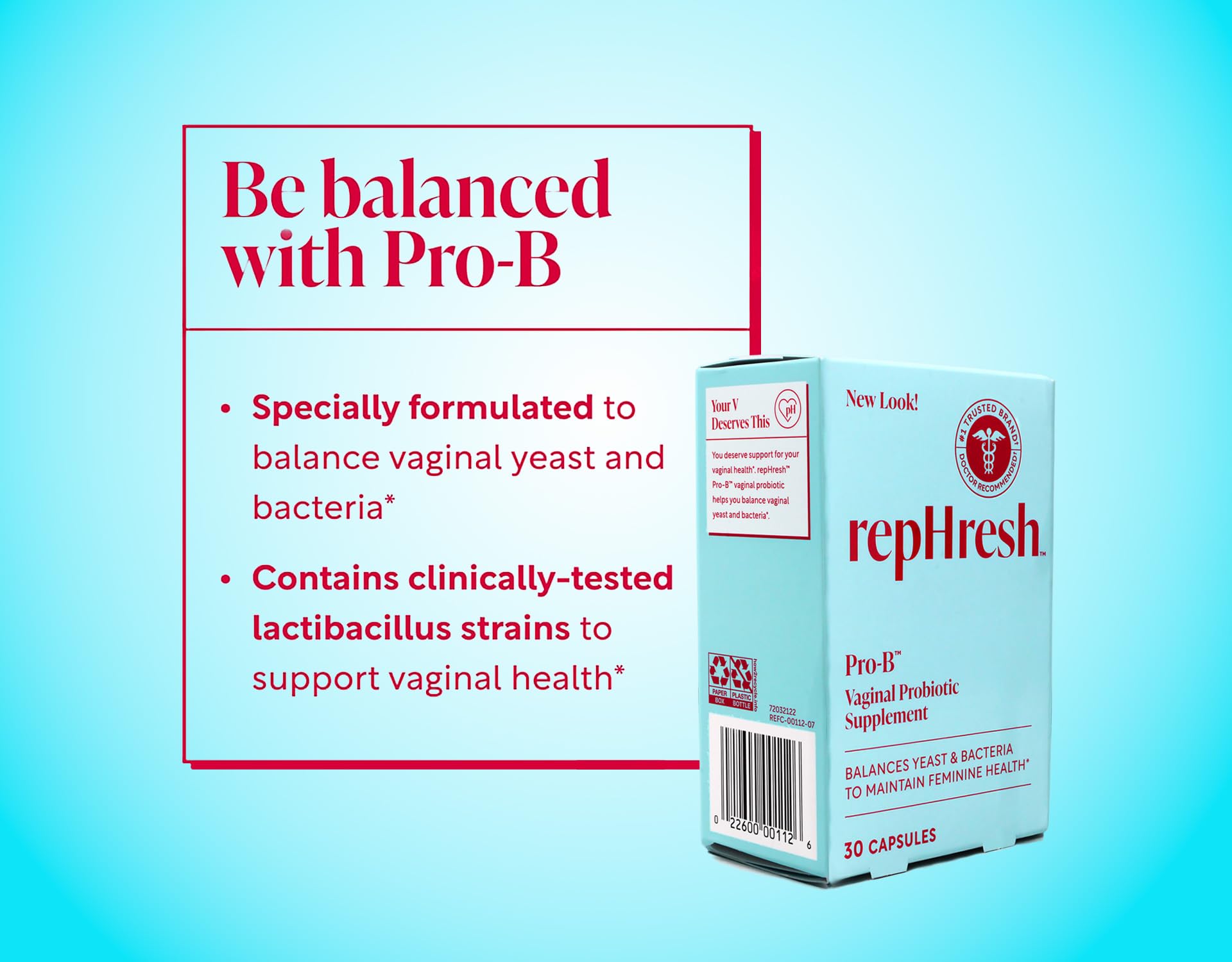RepHresh Pro-B travel-friendly pack ready for on-the-go use.