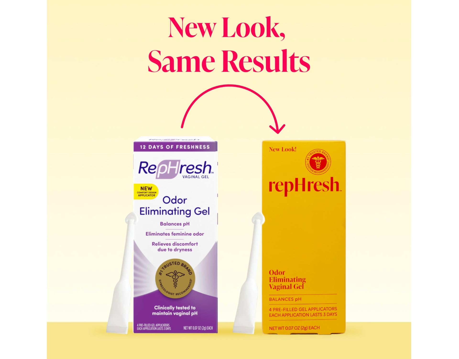 RepHresh Vaginal Gel gynecologist recommended badge signals trusted guidance