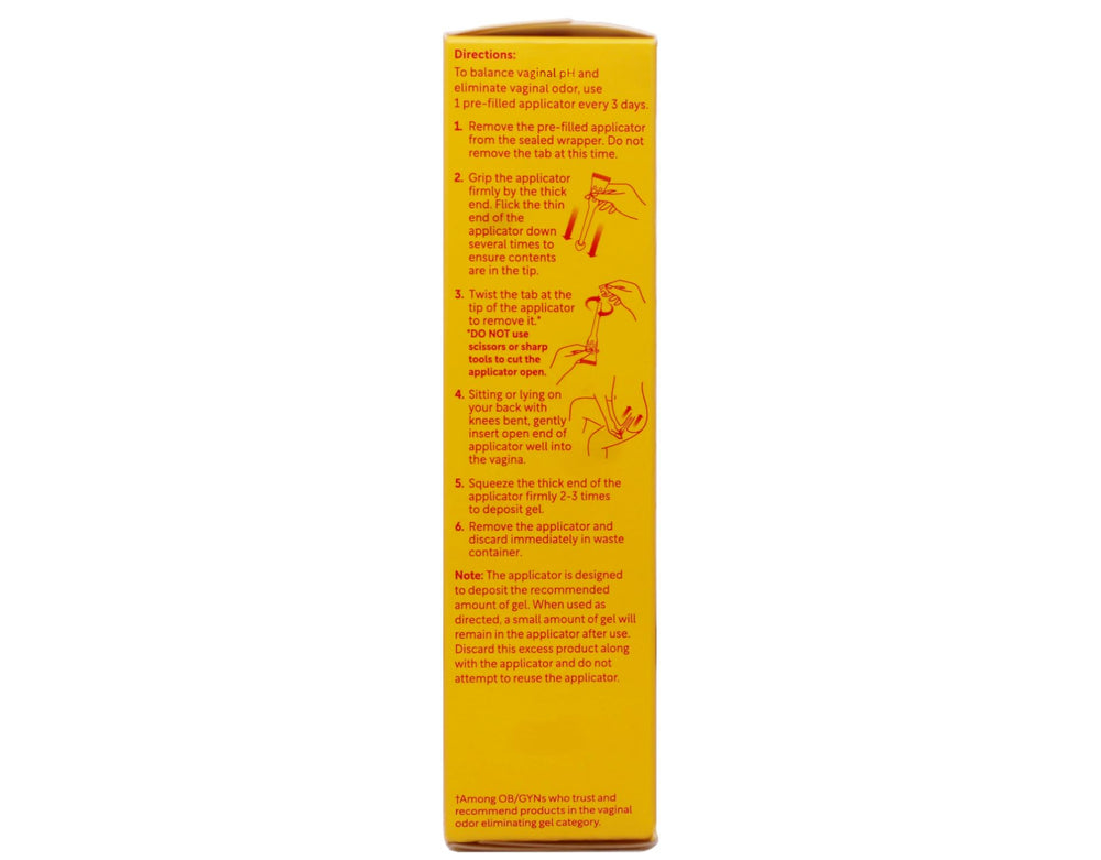 RepHresh Vaginal Gel pH balancing image emphasizes balanced vaginal environment