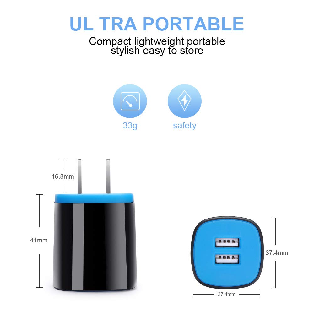 REPIND compact wall charger fits outlets and travel bags easily