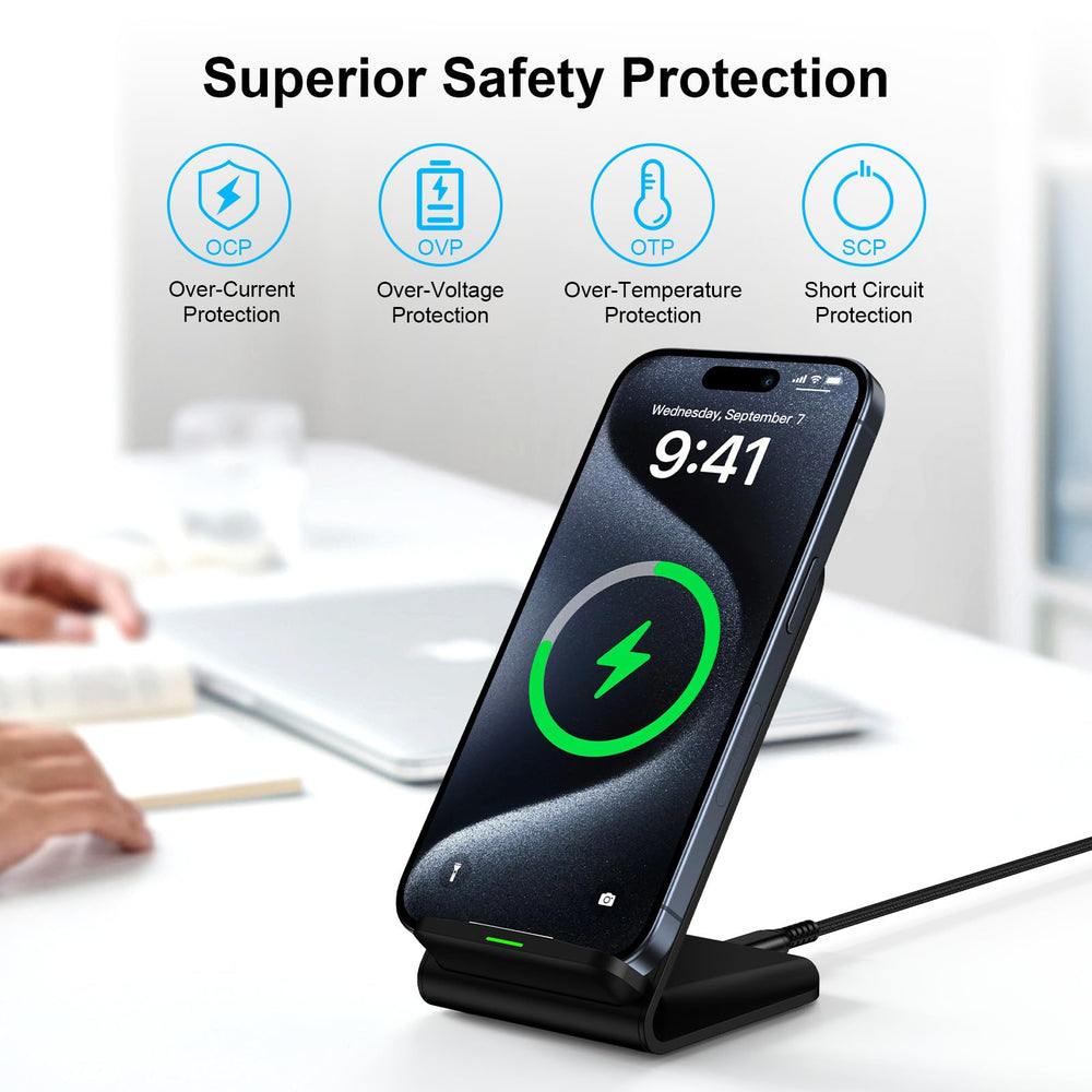 Repind LED charging status indicator lets you see when charging is active.