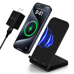 Repind Samsung wireless charger stand front view for easy hands-free desk charging.