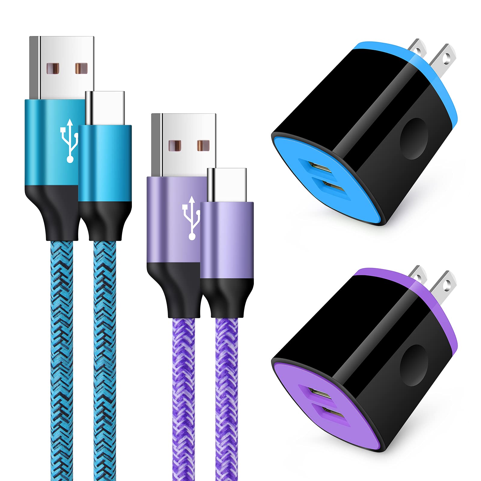 REPIND Type-C charger wall plug 2-pack for quick daily charging at home