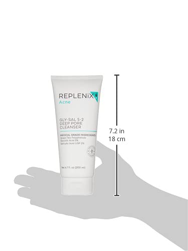 Brightened, clarified look after using Replenix Gly-Sal Deep Pore Face Wash