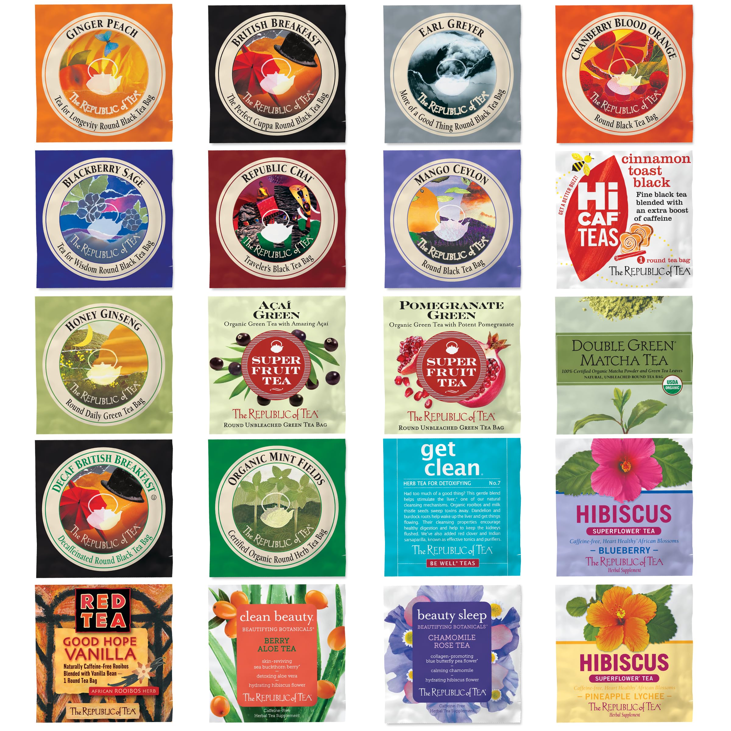 The Republic of Tea premium-tea-bags-assortment offers daily flavor variety in convenient sachets.