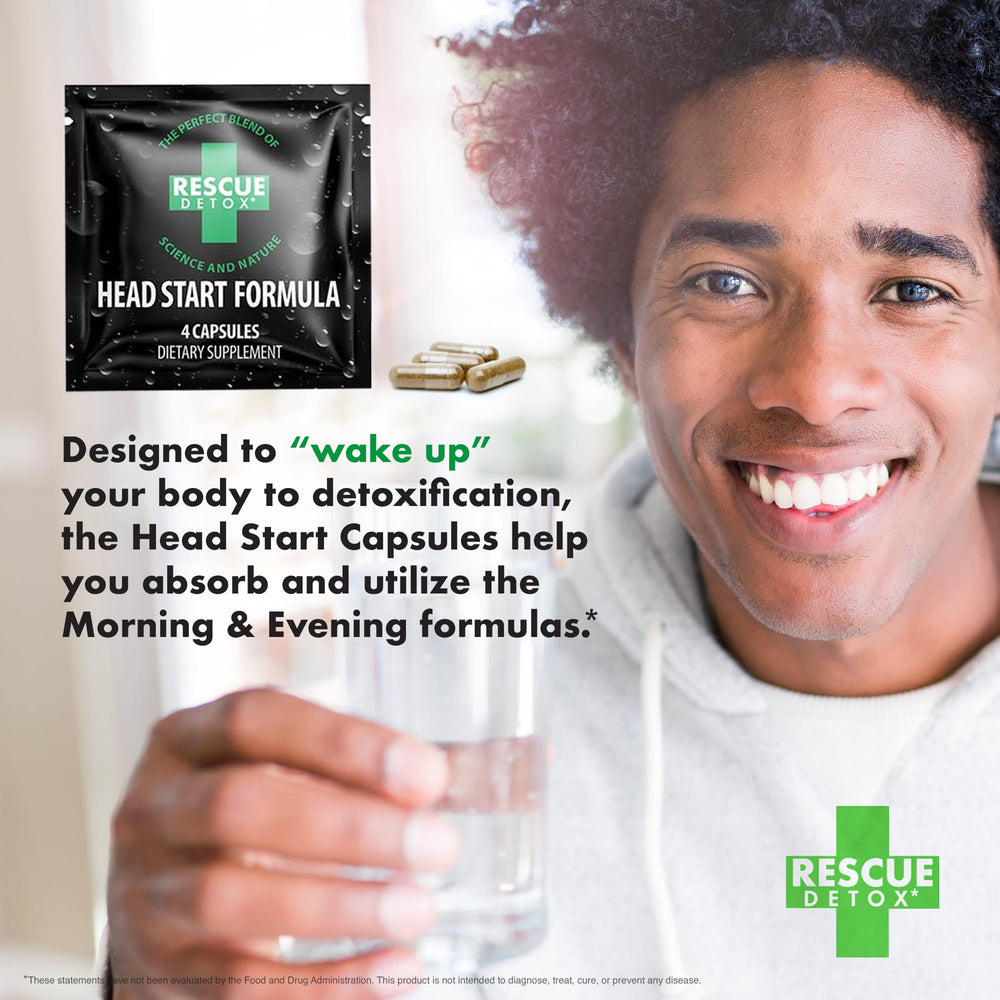 Rescue Detox bonus ice capsules illustrating added support during the cleanse.