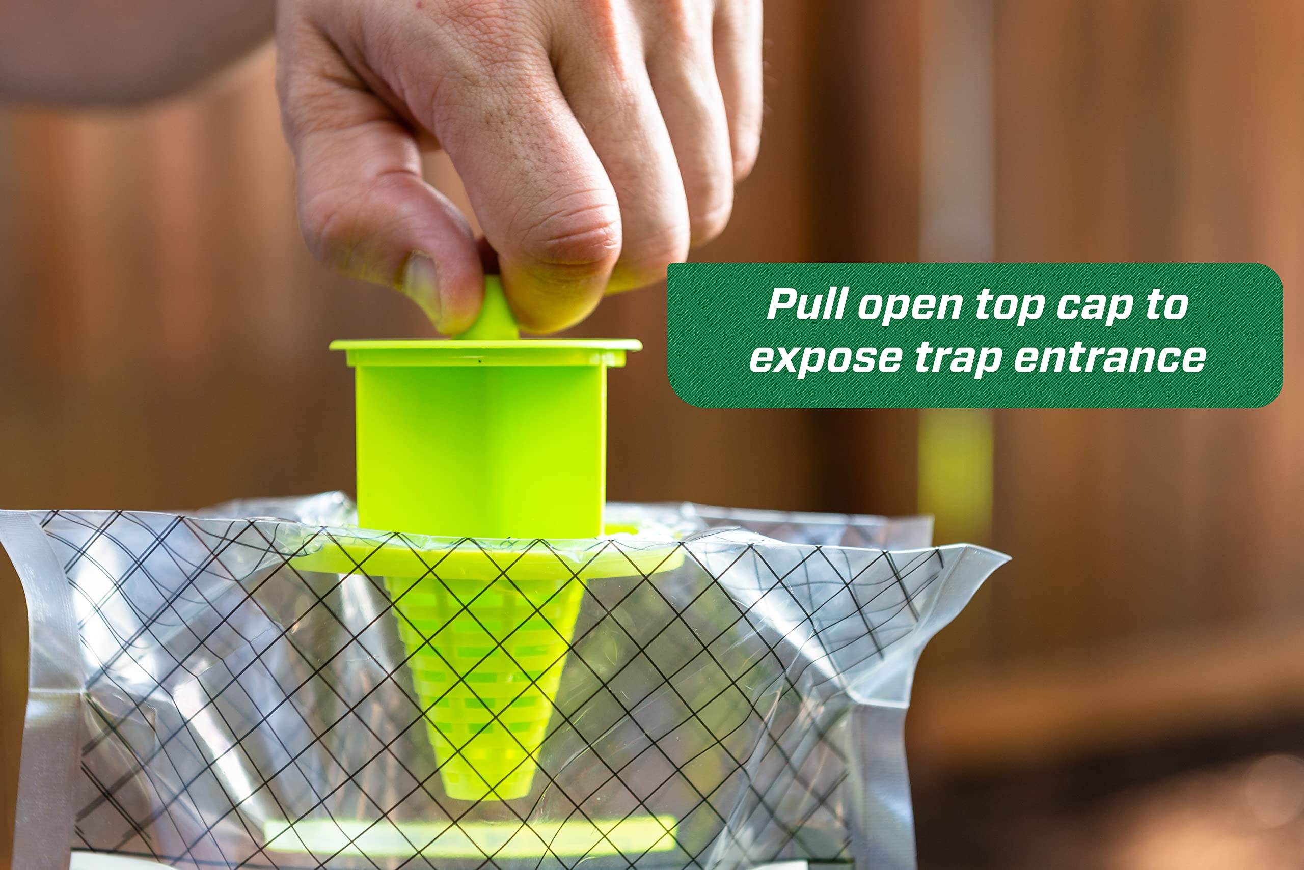 RESCUE! made-in-the-usa trap emphasizes safety and quality in pest control.