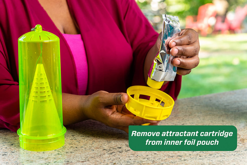 RESCUE! USA-made attractant emphasizes safe, household-friendly pest help.