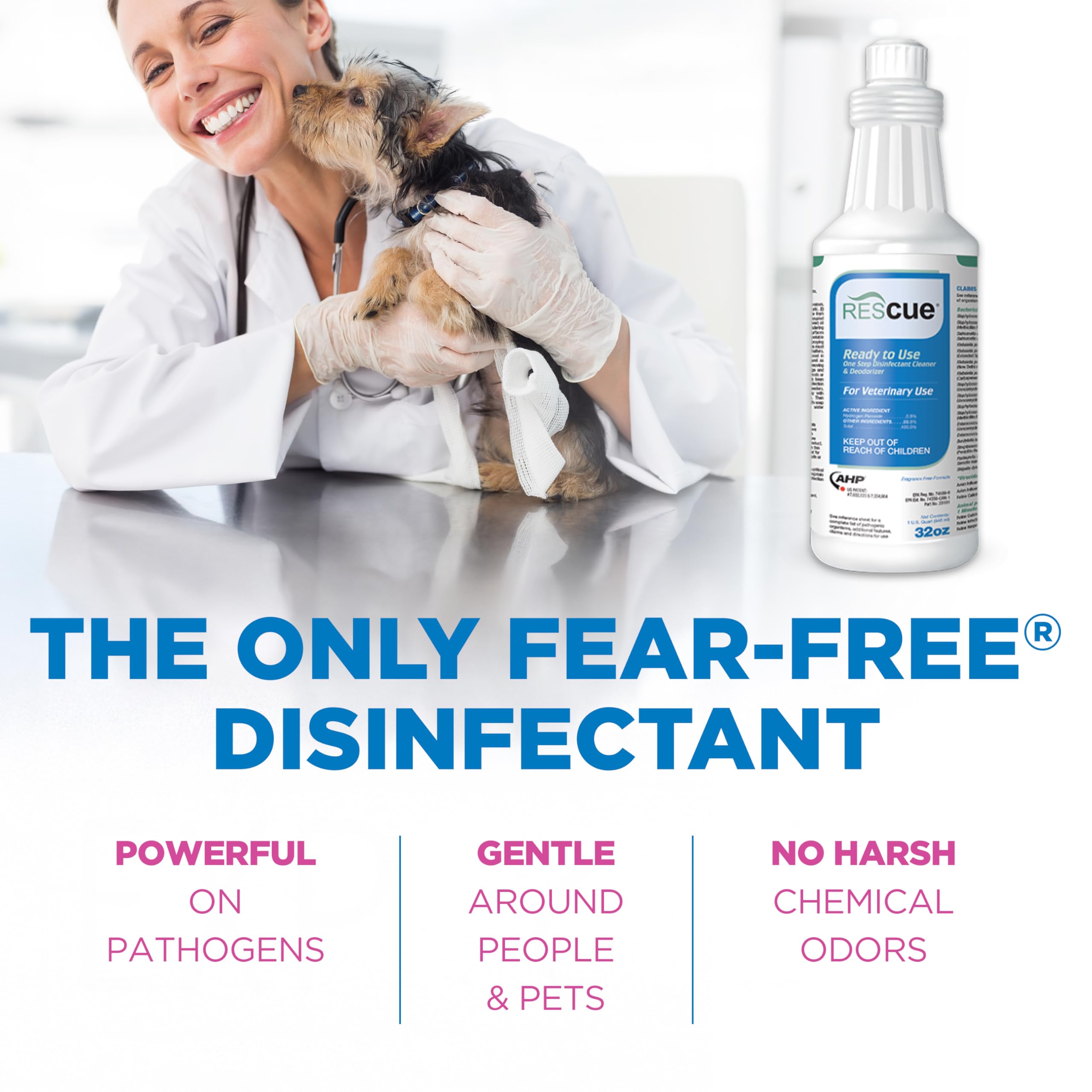 REScue One-Step litter-box cleaning for odor control and sanitation