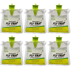 RESCUE! Outdoor hanging fly trap six-pack ready for outdoor fly control