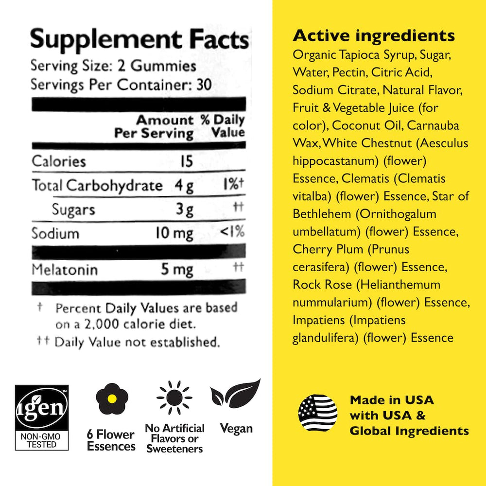 RESCUE PLUS strawberry gummy close-up highlights tasty flavor and sleep support